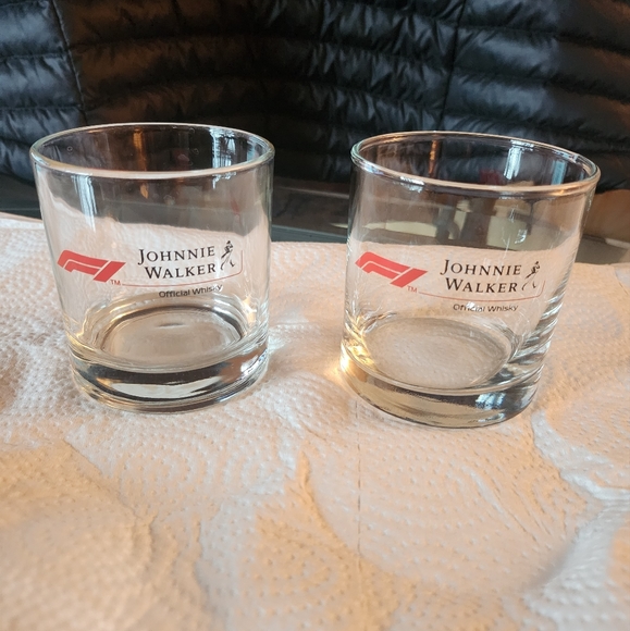 Vintage Johnny Walker Whisky Glasses - Picture 1 of 2